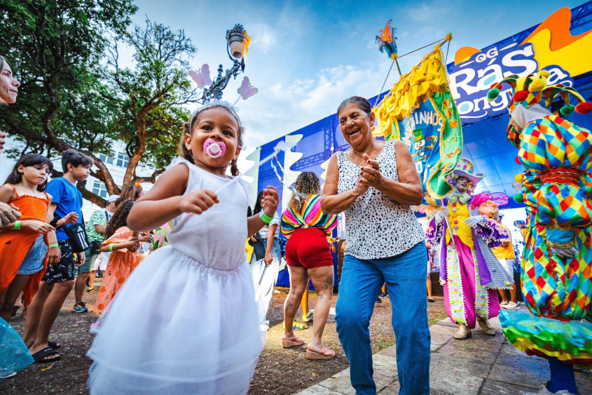 Organização favoreceu participação das crianças,  que curtem o Carnaval com segurança. Foto: Jonathan Lins