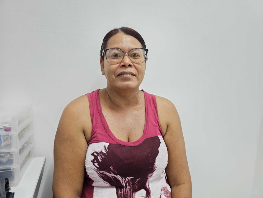 Ana Maria da Silva é moradora do Riacho Doce e é atendida pelo Corujão da Saúde. Foto: Ascom SMS