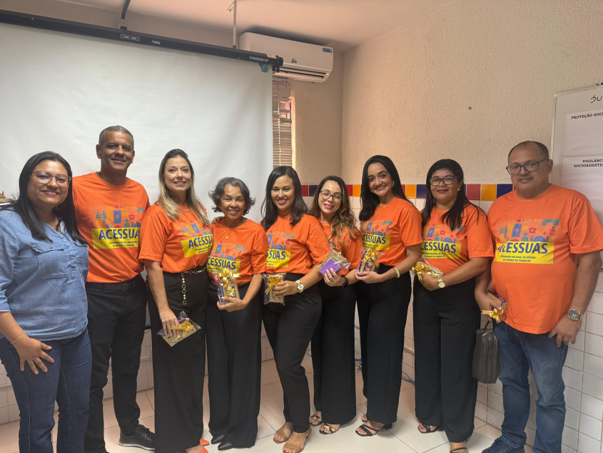 Equipe do Programa Acesuas Trabalho de Maceió. Foto: Ascom Semdes Equipe do Programa Acesuas Trabalho de Maceió. Foto: Ascom Semdes