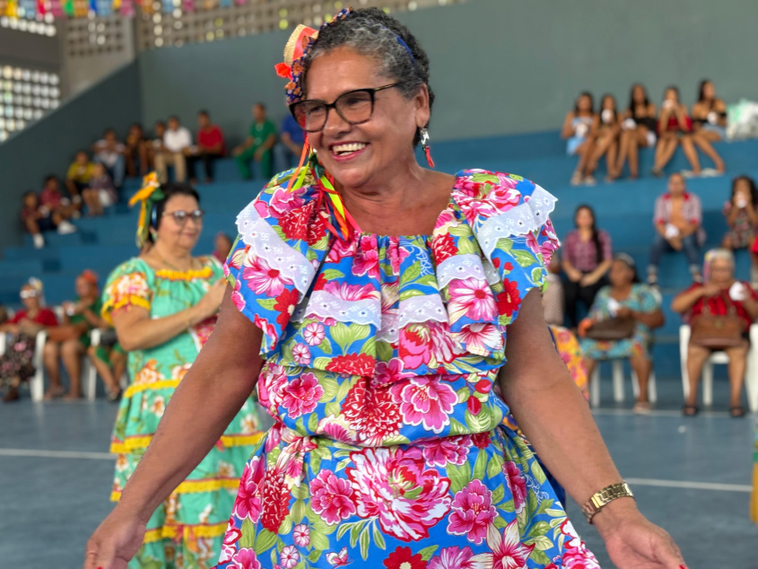 Arraial teve quadrilha. Foto: Clara Vieira/ Ascom Semdes