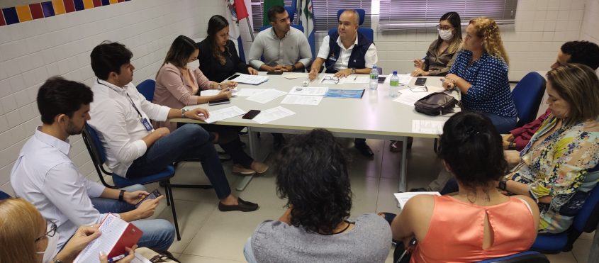Encontro reuniu representantes do Município que farão parte do Comitê Municipal Intersetorial de Atenção aos Migrantes.  Foto: Vanessa Napoleão/Ascom Semas