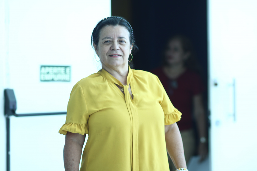 Alzira Braga do setor de Prestação de Contas. Foto: Pedro Farias/Ascom Semed
