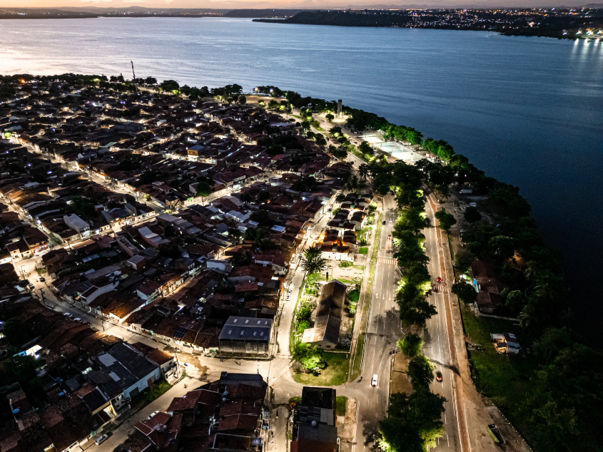 Bairro Vergel do Lago recebeu iluminação 100% em LED. Foto: Itawi Albuquerque/ Secom Maceió
