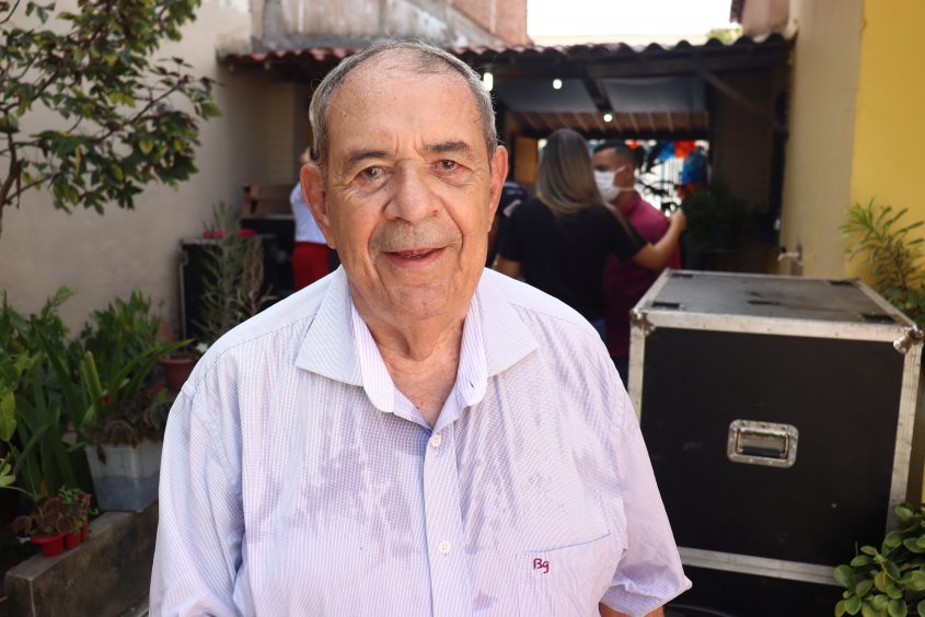 Escritor Carlito Lima, um dos grandes incentivadores da Flipontal. Foto: Pedro Farias/Ascom Semed