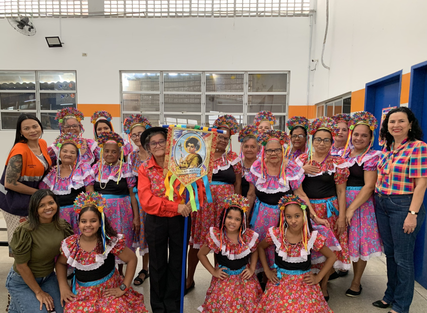 Grupo de dança Lua da Prata. Foto: Ascom Semdes