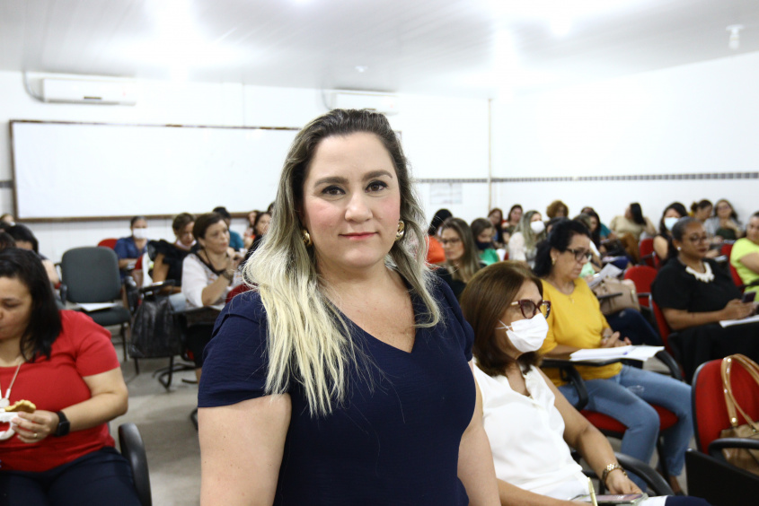 A coordenadora do CAICA, Ticiane Melo. Foto: Pedro Farias.