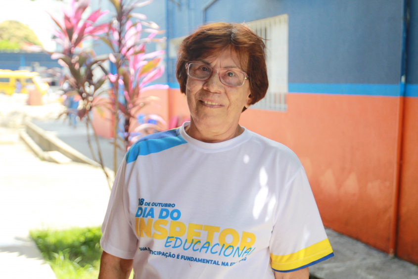 Mariluza Medeiros é inspetora educacional. Foto: Daniel Marinho/Ascom Semed