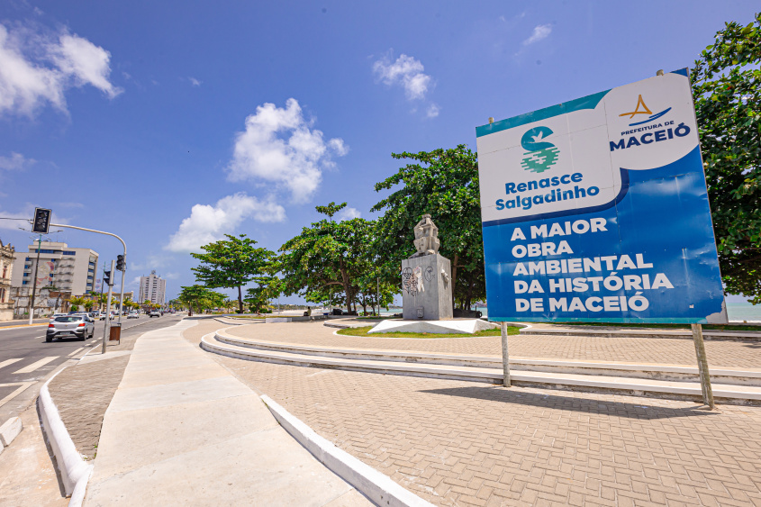 Projeto visa transformar área em espaço mais atrativo e acessível. Foto: Itawi Albuquerque/ Secom Maceió