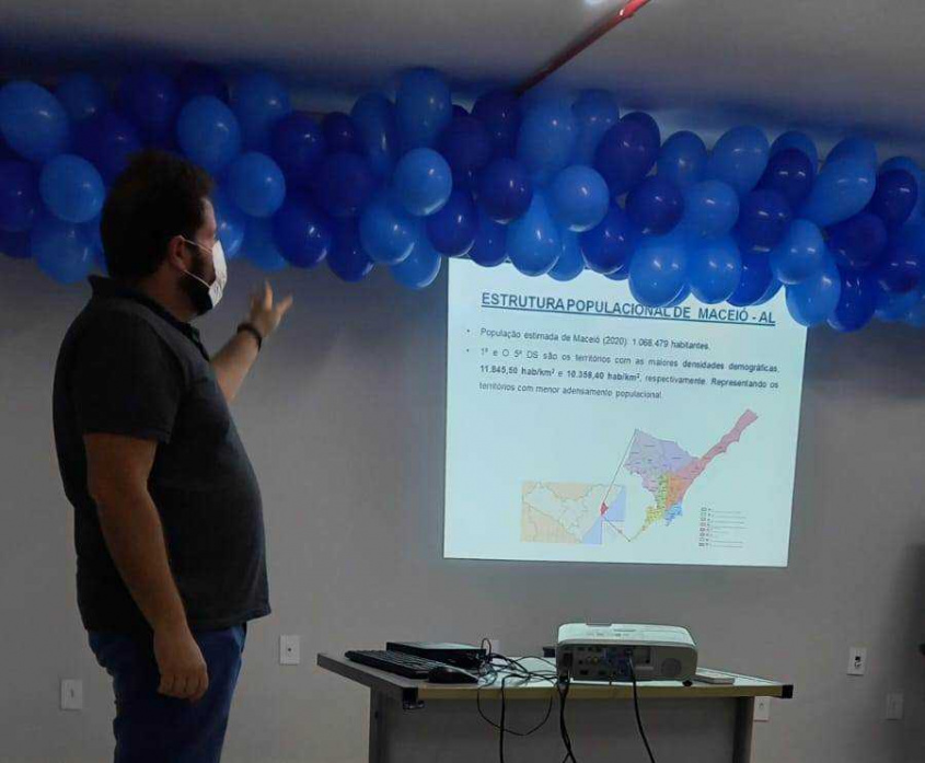 Gerente de Análise de Tendências e Conjuntura da SMS, Dr. Antônio Fernando Xavier Júnior. Foto: PET-Saúde