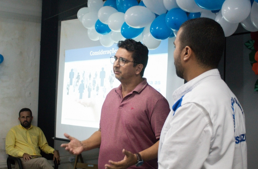 Alex Pereira, secretário adjunto da Semscs, destacou a importância da parceria da pasta com a Vigilância Sanitária. Foto: Rodrigo Carlos/SMS