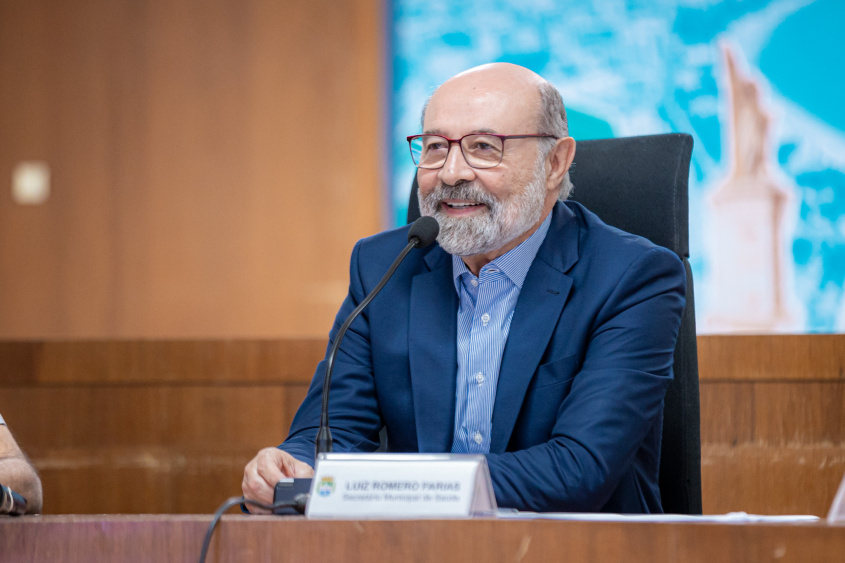 Luiz Romero Farias, secretário de saúde de Maceió. Foto: Secom Maceió