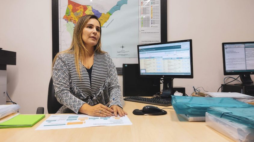 Secretária adjunta de Análise e Licenciamento, Cheila Mendonça. Foto: Ascom Sedet