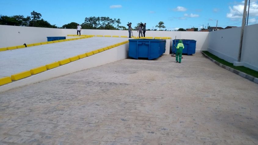 Ecopontos recebem resíduos da construção civil, restos de poda e inservíveis. Foto: Ascom Sudes