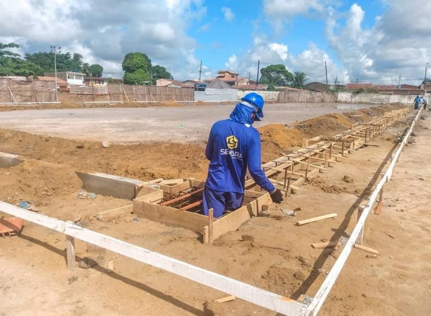 Início das obras de construção da Unidade de Pronto Atendimento (UPA) no bairro Santa Lúcia. Foto: Ascom SMS
