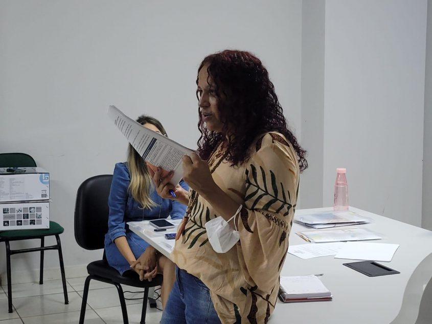 Coordenadora de Análise de Situação de Saúde, Quitéria Ferreira. Foto: Ascom SMS