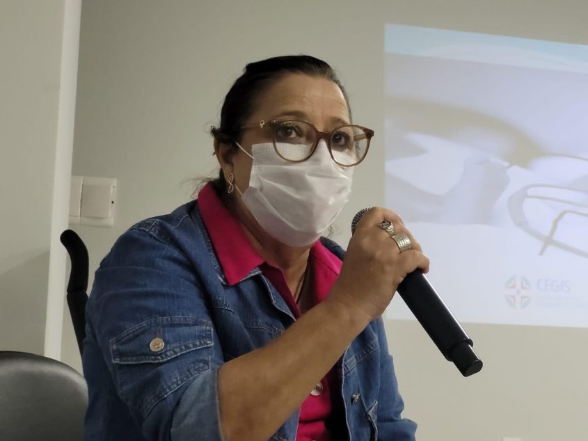 Coordenadora da Rede Cegonha de Maceió, Suzângela Mendonça. Foto: Ascom SMS
