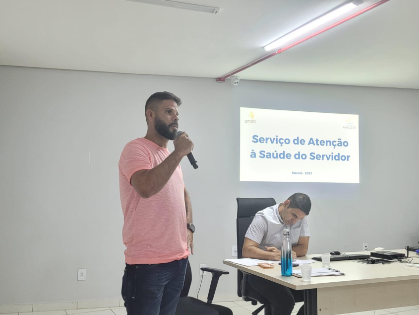 André Oliveira, coordenador do SASS. Foto: Ascom SMS
