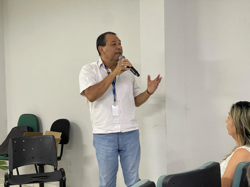 Berto Gonçalo, psicólogo da Atenção Psicossocial de Maceió. Foto: Ascom SMS