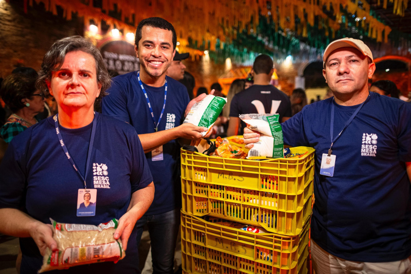 O projeto Mesa Brasil trabalha em prol da erradicação da fome em todo o estado de Alagoas. Foto: Alisson Frazão / Secom Maceió