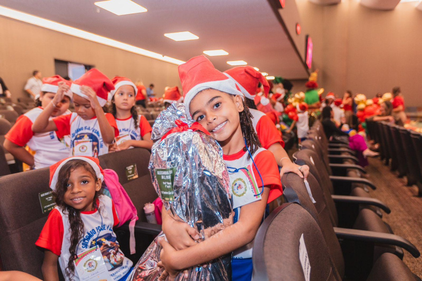 Aluna Allexandra Vitória, 7 anos. Foto: Joyce Juliana/ Ascom Semed