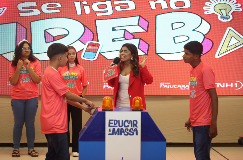 Projeto Se Liga no Ideb! reforçou a preparação dos alunos para o exame nacional que avalia a educação básica. Foto: Ascom Semed