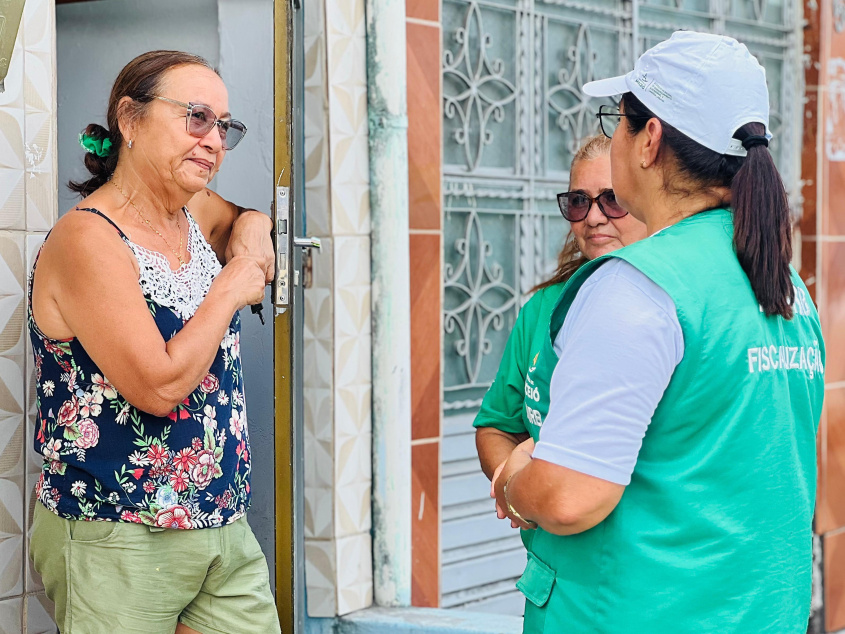 Edjane Silva diz que vai utilizar o Ecoponto. Foto: Crystália Tavares/ Ascom Alurb