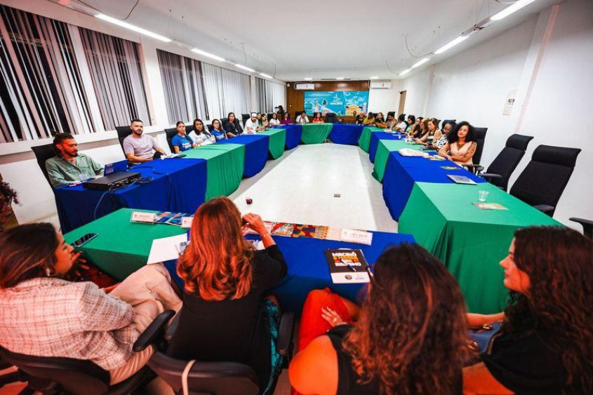 Integrantes do Comitê de Igualdade Racial de Maceió participaram do evento. Foto: Jonathan Lins/Secom Maceió