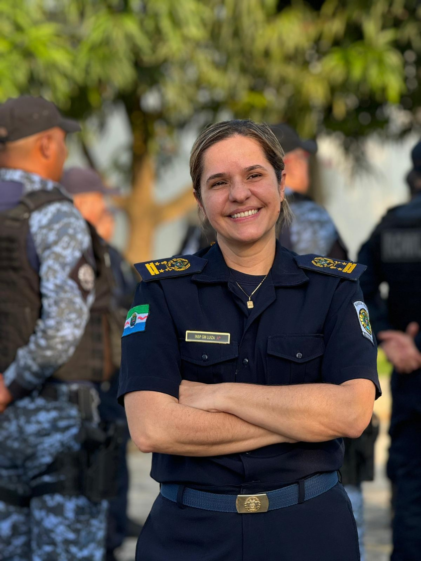 Luiza atua na parte administrativa da Superintendência de Governança da GCMM. Foto: Ascom Semsc