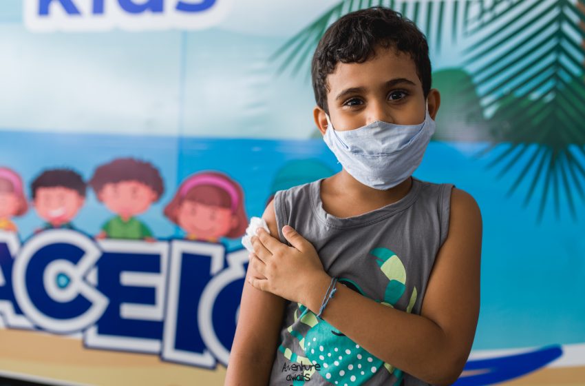 Maceió ganha mais 9 pontos exclusivos de vacinação infantil nesta segunda-feira (21)