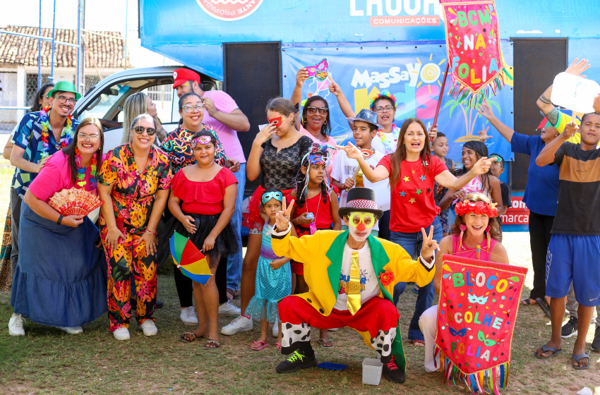 Crianças da Base de Acolhimento do Bom Parto celebram Carnaval