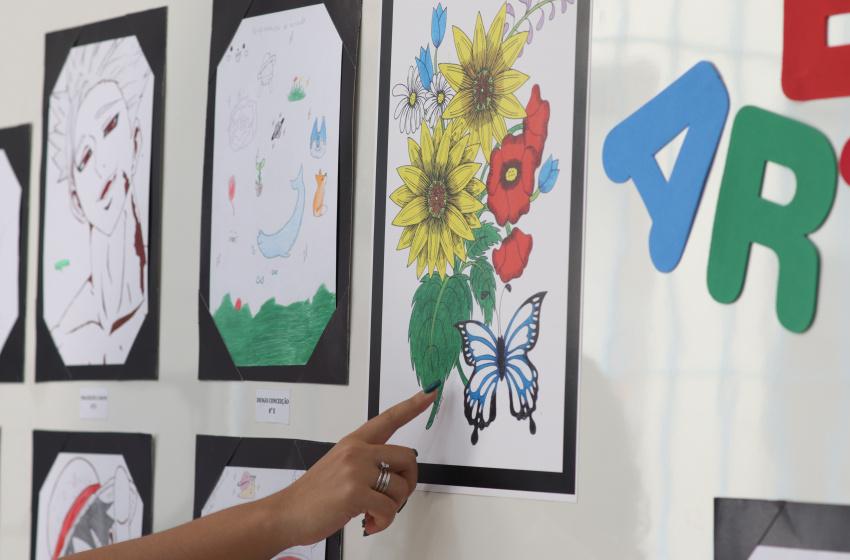 Estudantes da Kátia Assunção participam de projeto que une arte e bem-estar mental