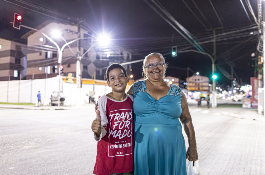 População do Ouro Preto comemora chegada de iluminação em LED