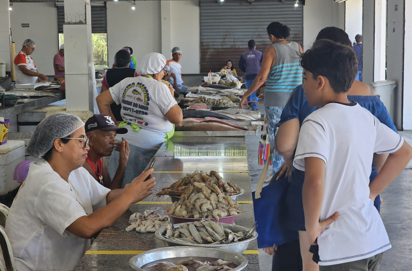 Centro Pesqueiro é opção de compras de peixes e frutos do mar