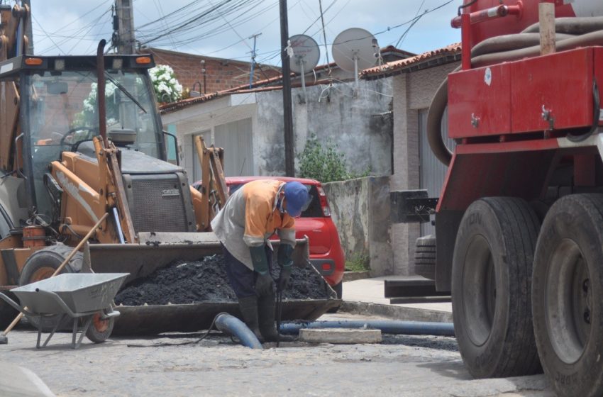 Seminfra encontra pneus na rede de águas pluviais da Feirinha do Tabuleiro