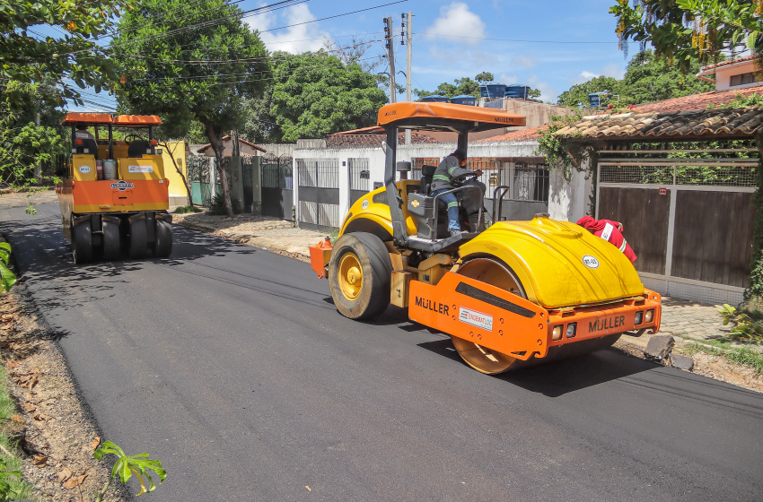 Na Serraria, Rua Caetés recebe novo sistema de drenagem e pavimentação asfáltica