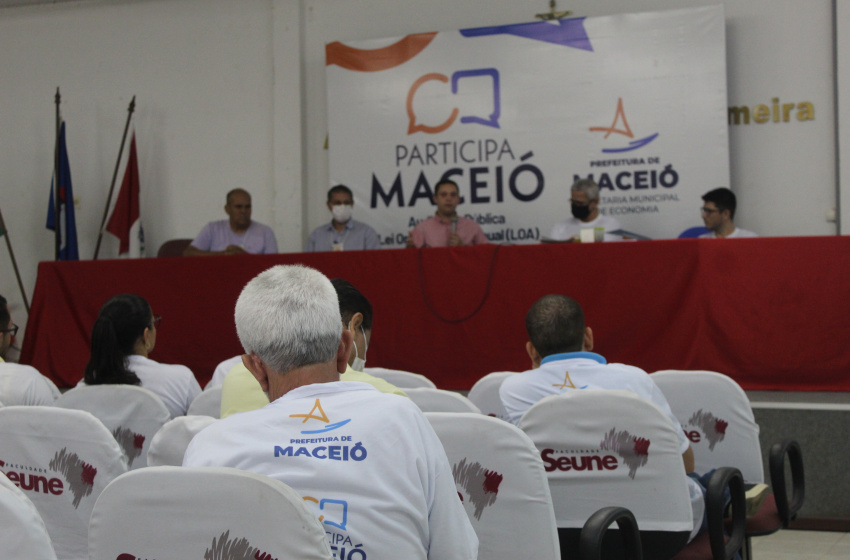 Prefeitura de Maceió realiza primeira audiência pública do orçamento municipal de 2023
