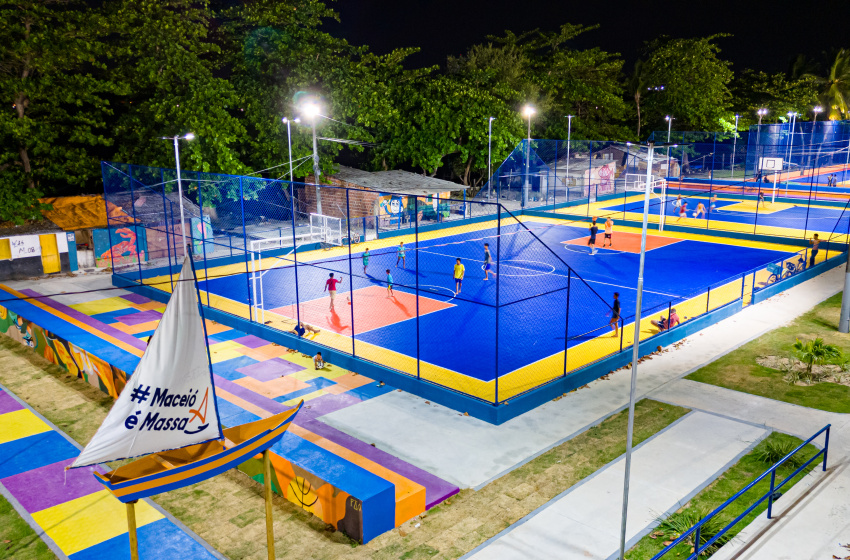 Prefeitura revitaliza quadras esportivas e amplia acesso ao lazer no Vergel