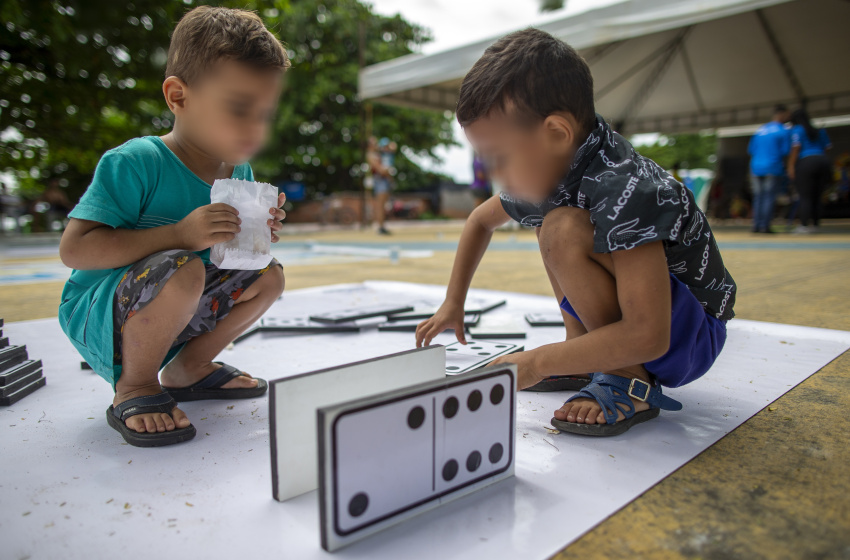 Gincana Kids e Liga Esportiva Nescau levam diversão ao Benedito Bentes