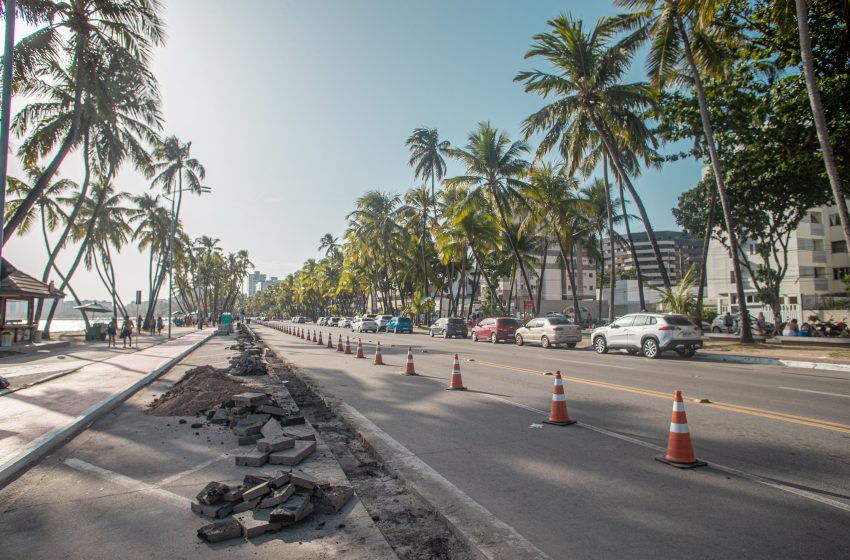 Seminfra inicia obra para construção de faixa permanente na Rua Fechada
