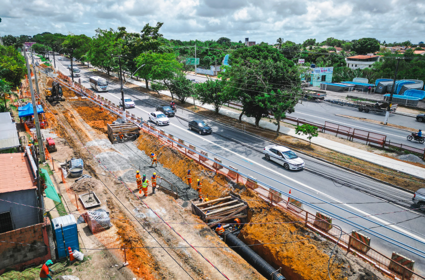 Parte alta vira um grande canteiro de obras com ações em vários bairros