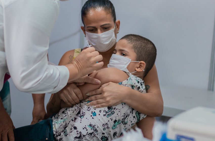 Maceió ultrapassa 60% do público infantil vacinado com a primeira dose