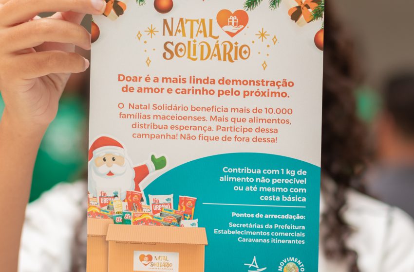 Natal Solidário: Saúde recebe ‘caravana’ para arrecadação de alimentos