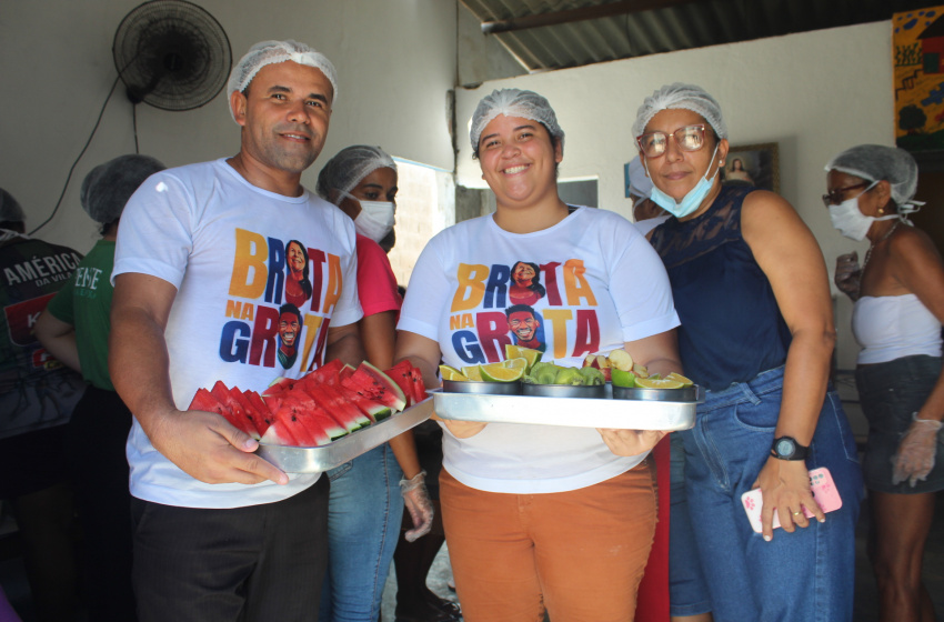 Brota na Grota: Educação leva serviços de educação alimentar e culinária para a comunidade Vila Emater
