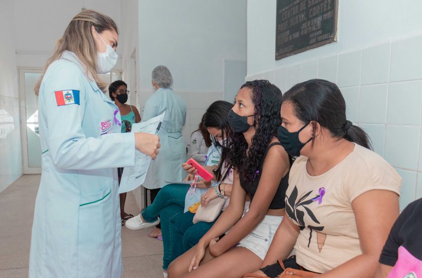 Março Lilás mobiliza atenção à Saúde da Mulher nas unidades de saúde