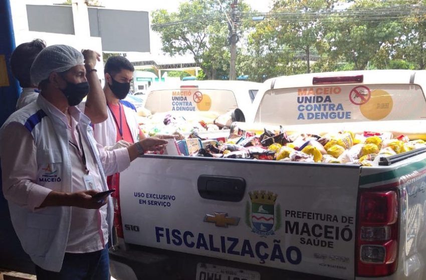 Vigilância Sanitária já retirou de circulação 46 toneladas de alimentos impróprios para consumo