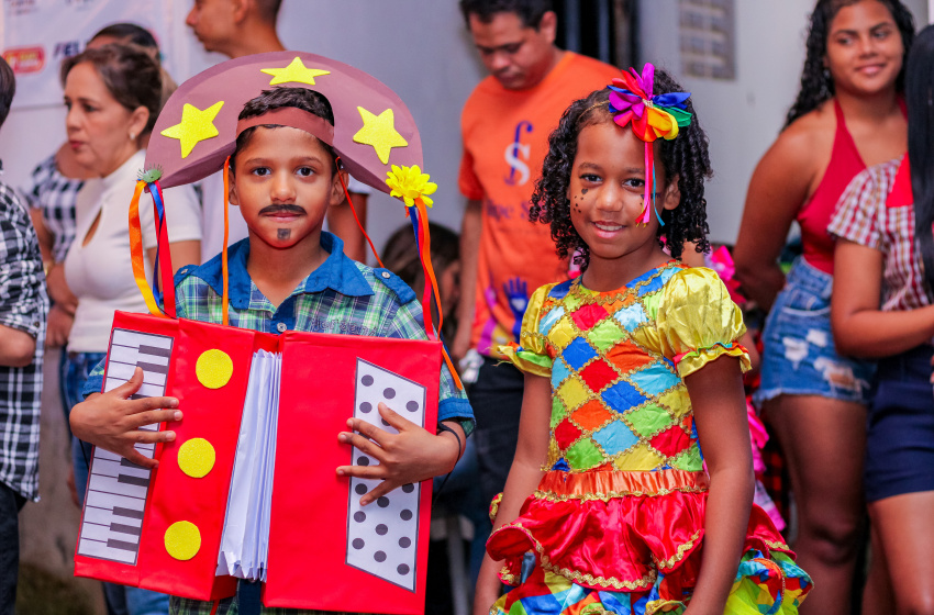 Educação celebra mês de junho com festas juninas em escolas municipais