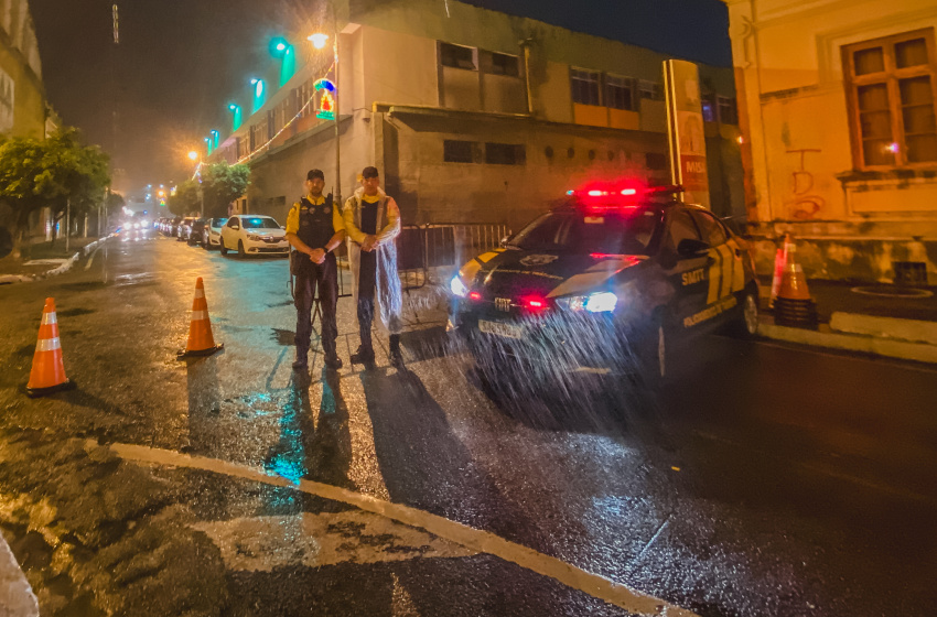 Departamento de Trânsito alerta condutores sobre riscos de chuvas fortes