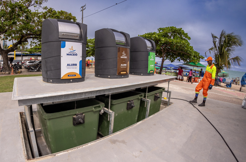 Maceioenses e visitantes contam com nova tecnologia para descarte de lixo na capital