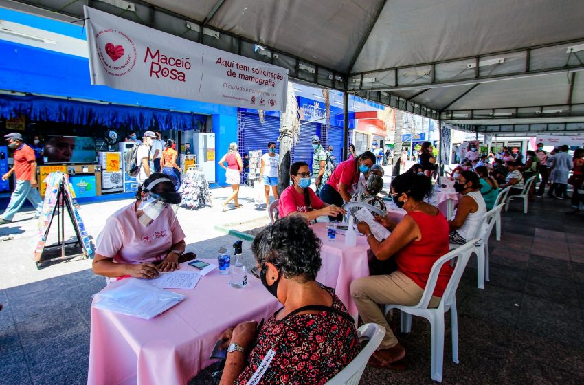 Maceió Rosa 2020: Prefeitura realiza  4.494 mamografias no mês de outubro