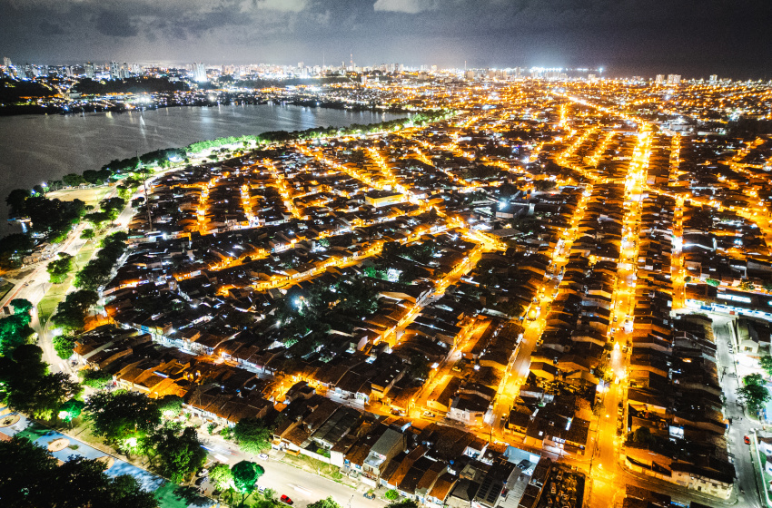 Vergel 100% LED: rede de iluminação pública no bairro é totalmente modernizada